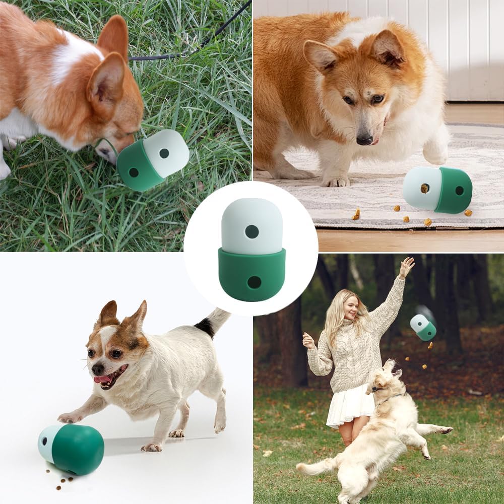 Treat Dispensing Puzzle Feeder — Interactive Slow Feed Dog Toy