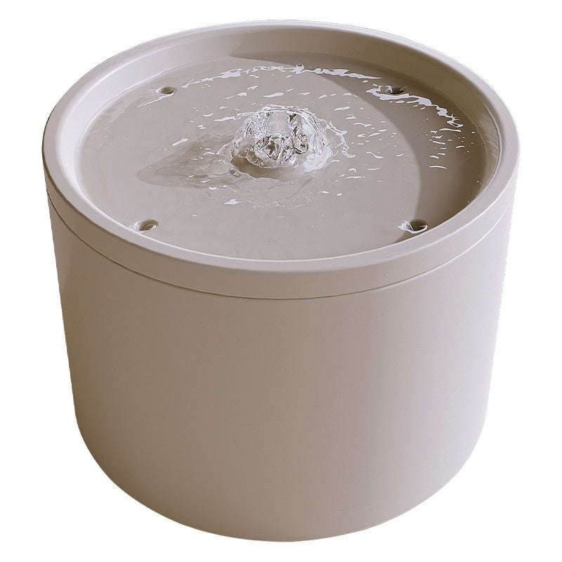Ceramic Cat Water Fountain — Silent Pump, Circulating Filter